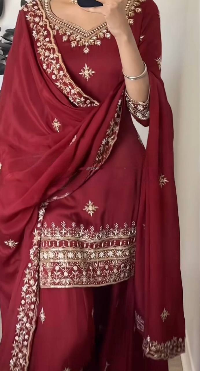 Dark Ruby Heirloom Suit